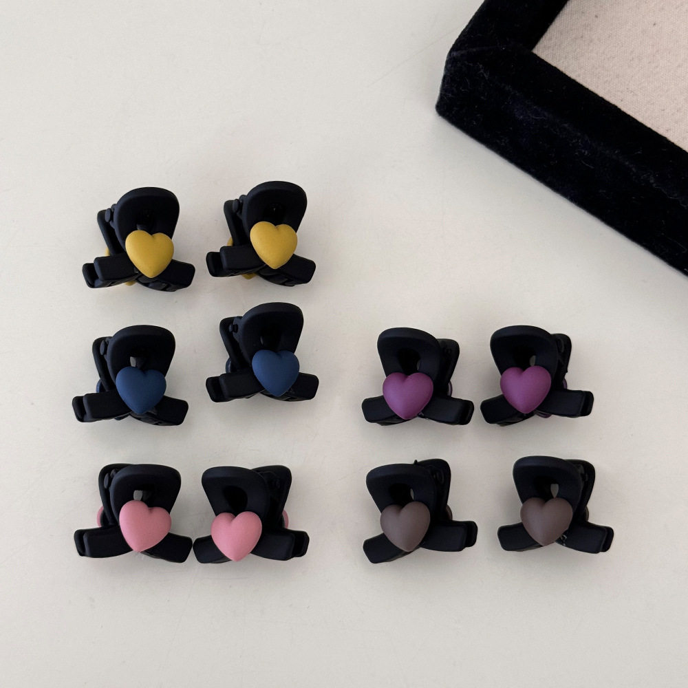 韩版可爱磨砂爱心糖果少女公主抓夹彩色迷你甜美刘海前额碎发夹子,饰品/流行首饰/时尚饰品新,发饰,淘宝优惠券,粉丝福利购,淘宝优惠卷