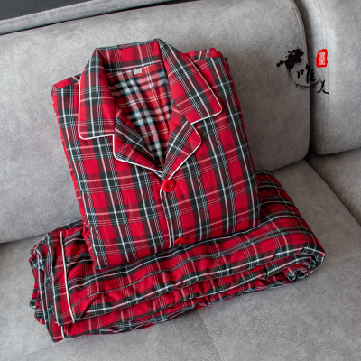 老粗布男女款保暖加厚夹棉家居服