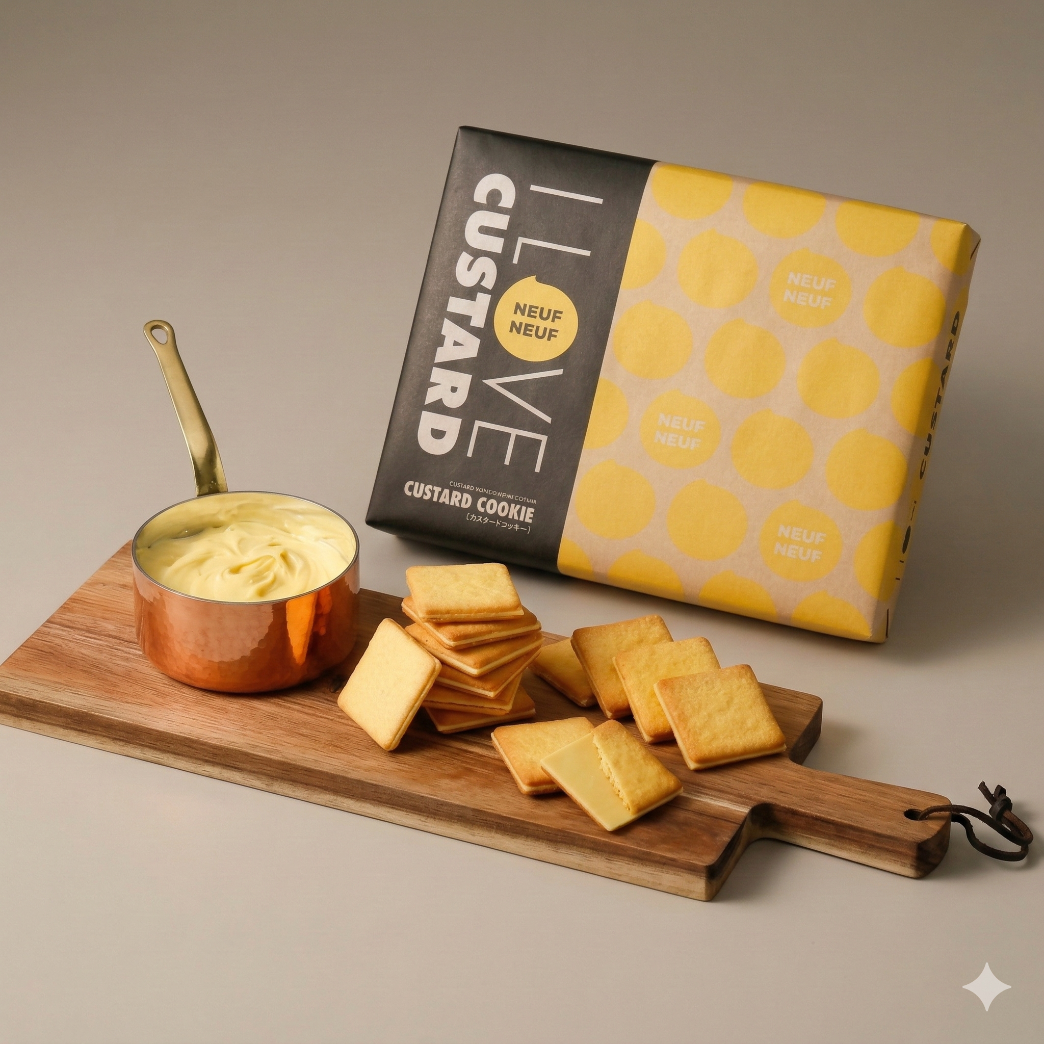 人肉带回现货日本 I LOVE 老铺人气芝士夹心饼干10枚零食伴手礼盒