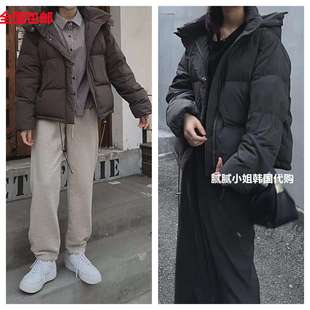 韩国东大门 Grand Boul103103秋冬 1oo%鸭绒质感赞连帽羽绒服