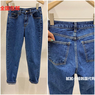 AFRICA韩国东大门代购简约牛仔裤