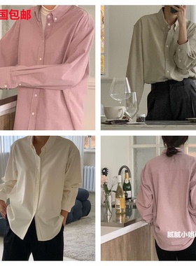韩国 高品质Brunch111107 秋冬 1oo%棉 灯芯绒 复古颜色赞 衬衫