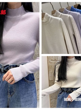 mui2025冬季新韩国东大门代购 舒适百搭羊毛衫111610