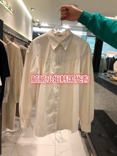 26早春新韩国东大门代购minimarket-b文艺气质长袖衬衫