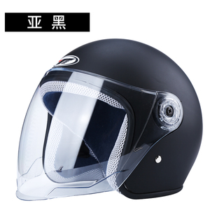 电动摩托头盔男女士半盔夏四季 通用电瓶车安全帽秋冬保暖