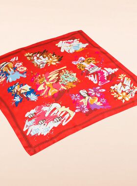 【清仓特惠】真丝大方巾 桑蚕丝素绉缎丝巾 J81219