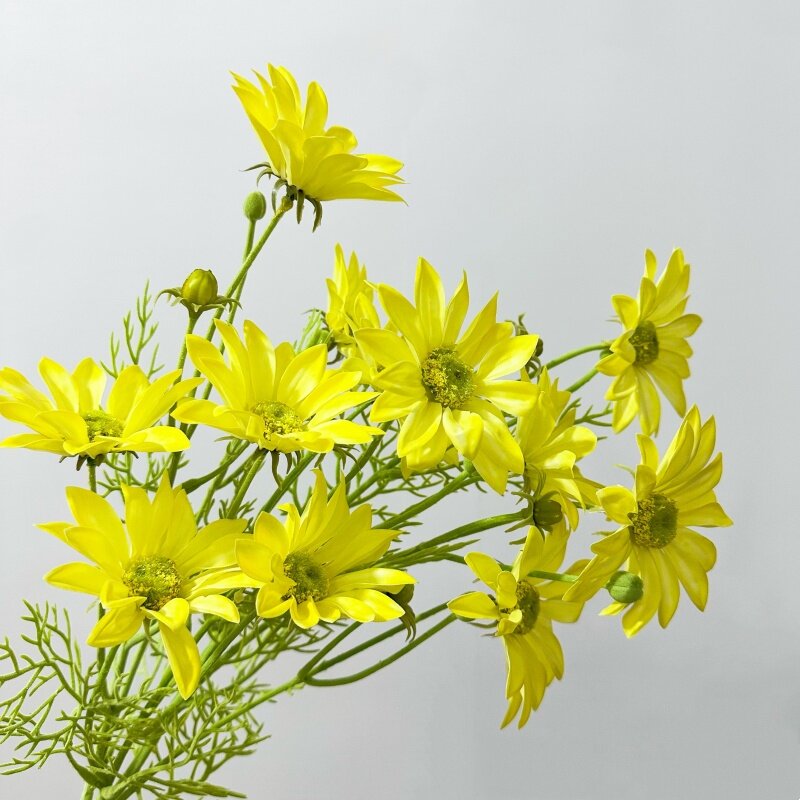 仿真单枝雏菊洋甘菊花瓶插花假花图片