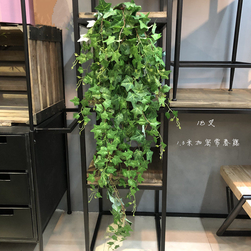 仿真大把束常春藤植物墙藤条装饰室内外吊兰垂吊壁挂爬藤挂藤绿植