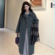 伊迪卡双面羊毛大衣宽松百搭韩系时尚 秋冬小个子外套
