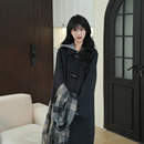 慵懒毛呢外套 休闲秋冬季 双面羊毛大衣长款 宽松百搭显瘦韩版