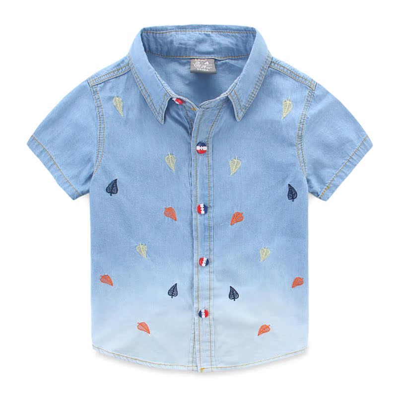 Chemise garcon à manche longue en toile - Ref 2074182 Image 1