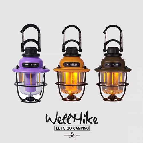 WELLHIKE户外锁扣松果灯超长续航 照明露营手提营地氛围迷你灯
