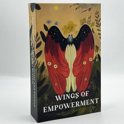 英文卡牌 赋能之翼神谕Wings Of Empowerment Oracle天地盖12x7cm