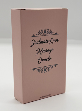 信息卡牌灵魂伴侣之爱神谕Soulmate Love Message Oracle56张英文