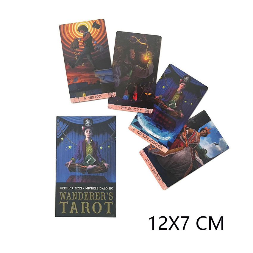 Wanderer's Tarot漫游者塔罗牌12X7cm英文桌游卡牌游戏