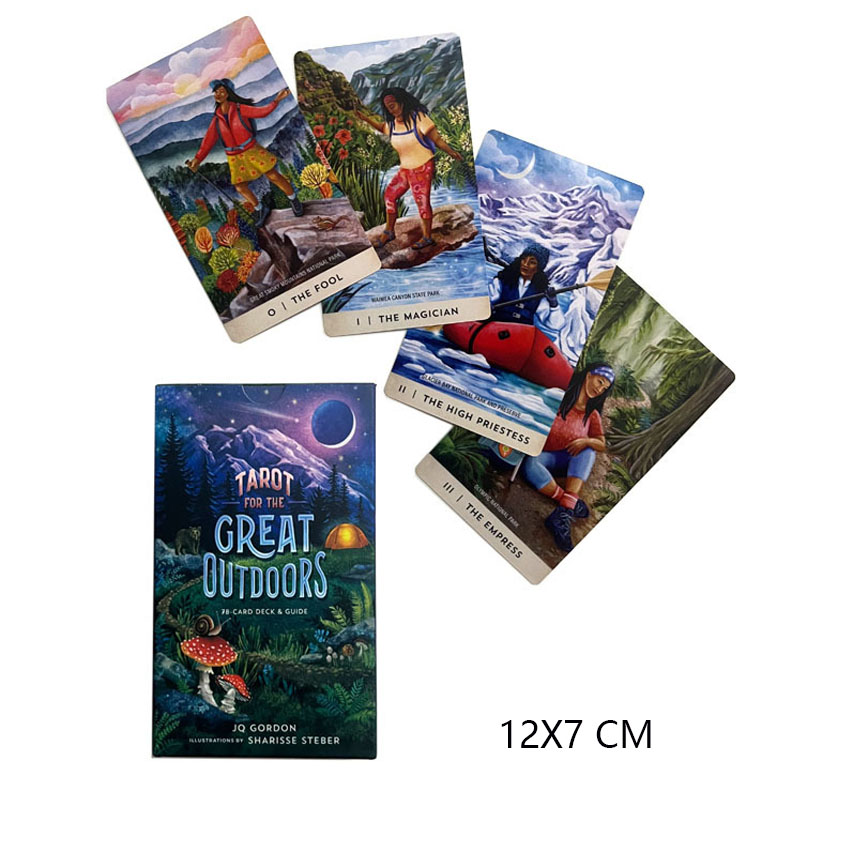 Tarot for the Great Outdoors伟大的户外活动塔罗12X7cm英文牌