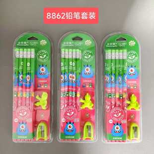 小松树铅笔套装小学生一年级幼儿园专用初学者卡通可爱