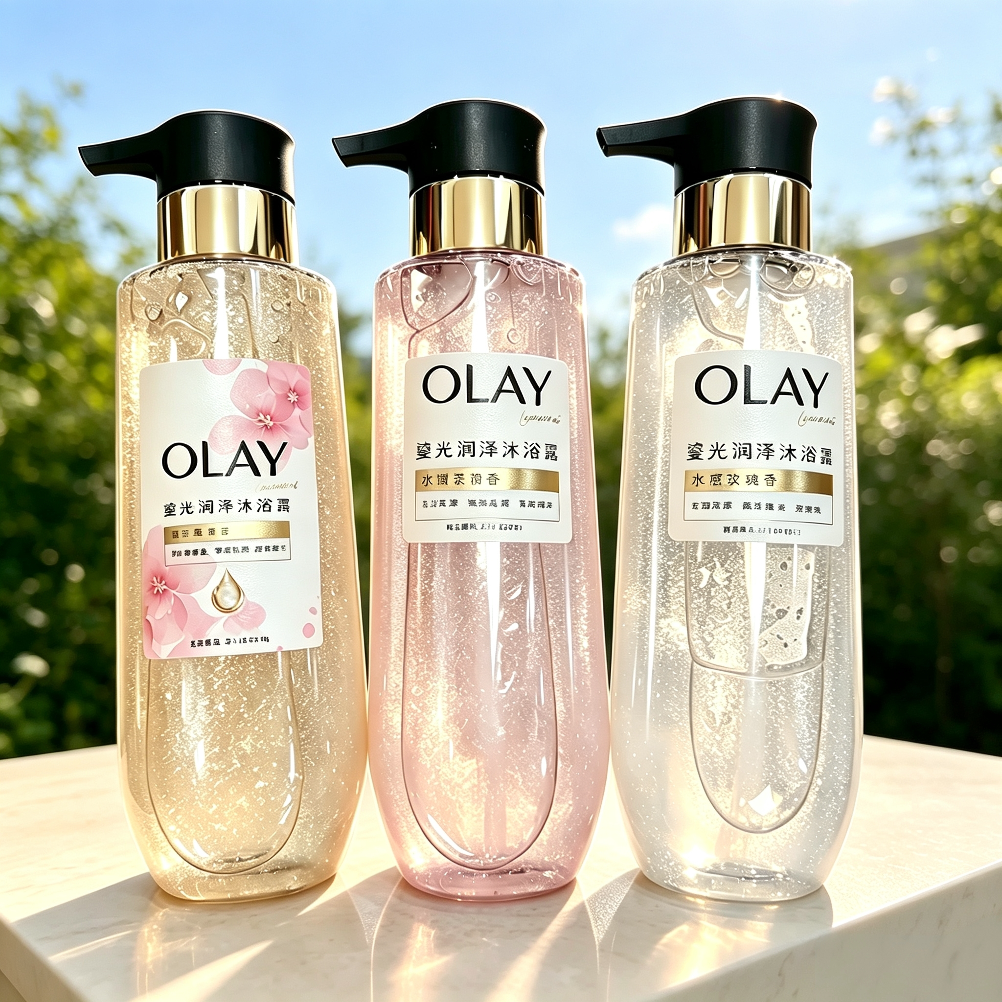 olay玉兰油鎏光润泽沐浴露烟酰胺
