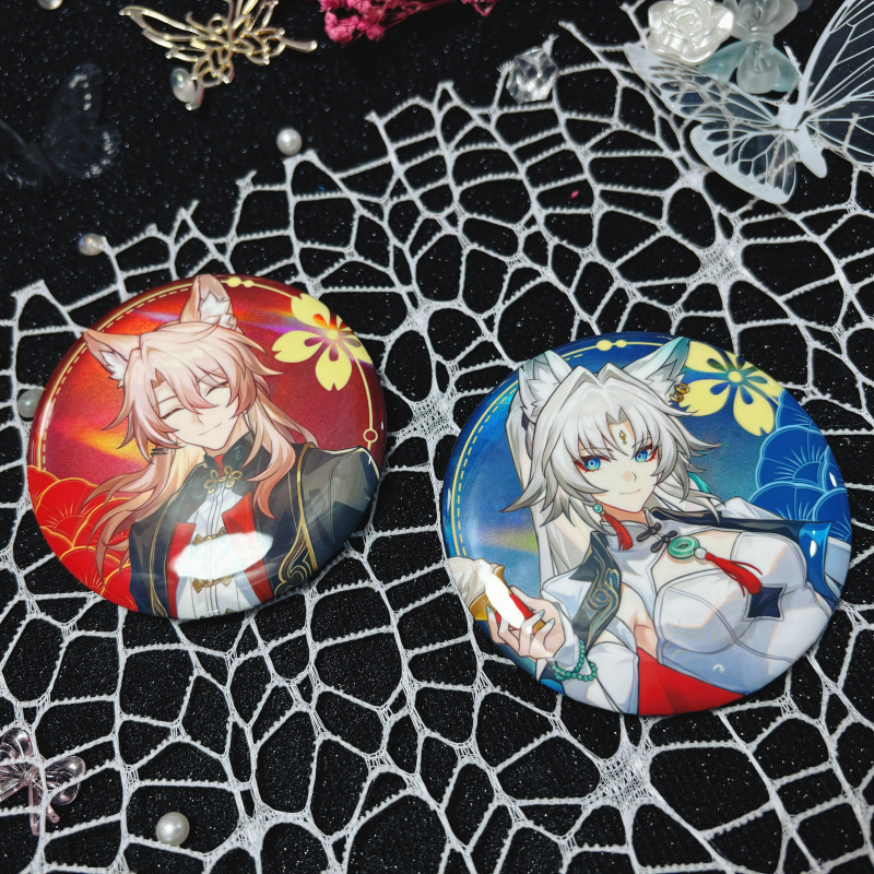 肯德基KFC联动崩坏星穹铁道飞霄椒丘双闪吧唧流沙麻将亚克力挂件1