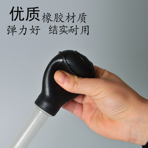 水族箱多功能鱼缸换水器吸便器 小型迷你换水器吸管喂食器除粪便
