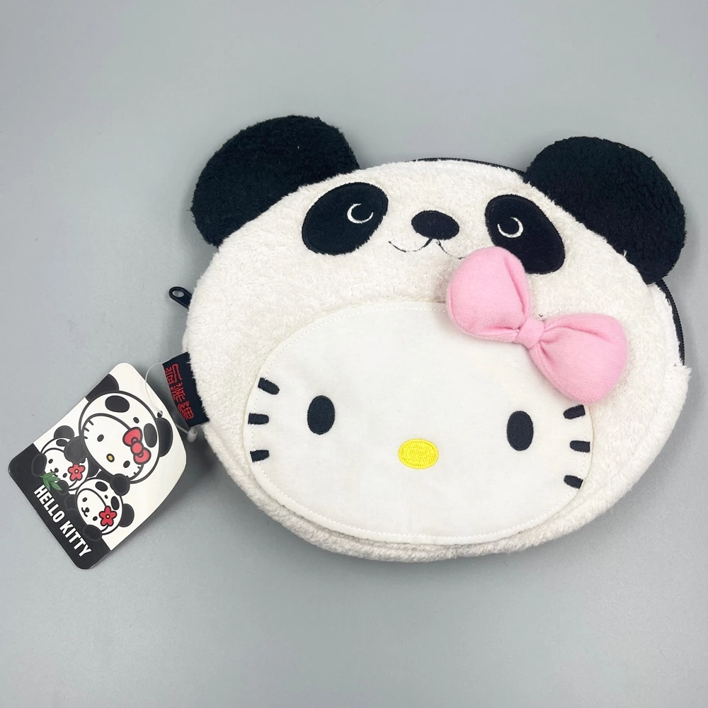三丽鸥 HELLO KITTY 中国熊猫风 化妆包 收纳包