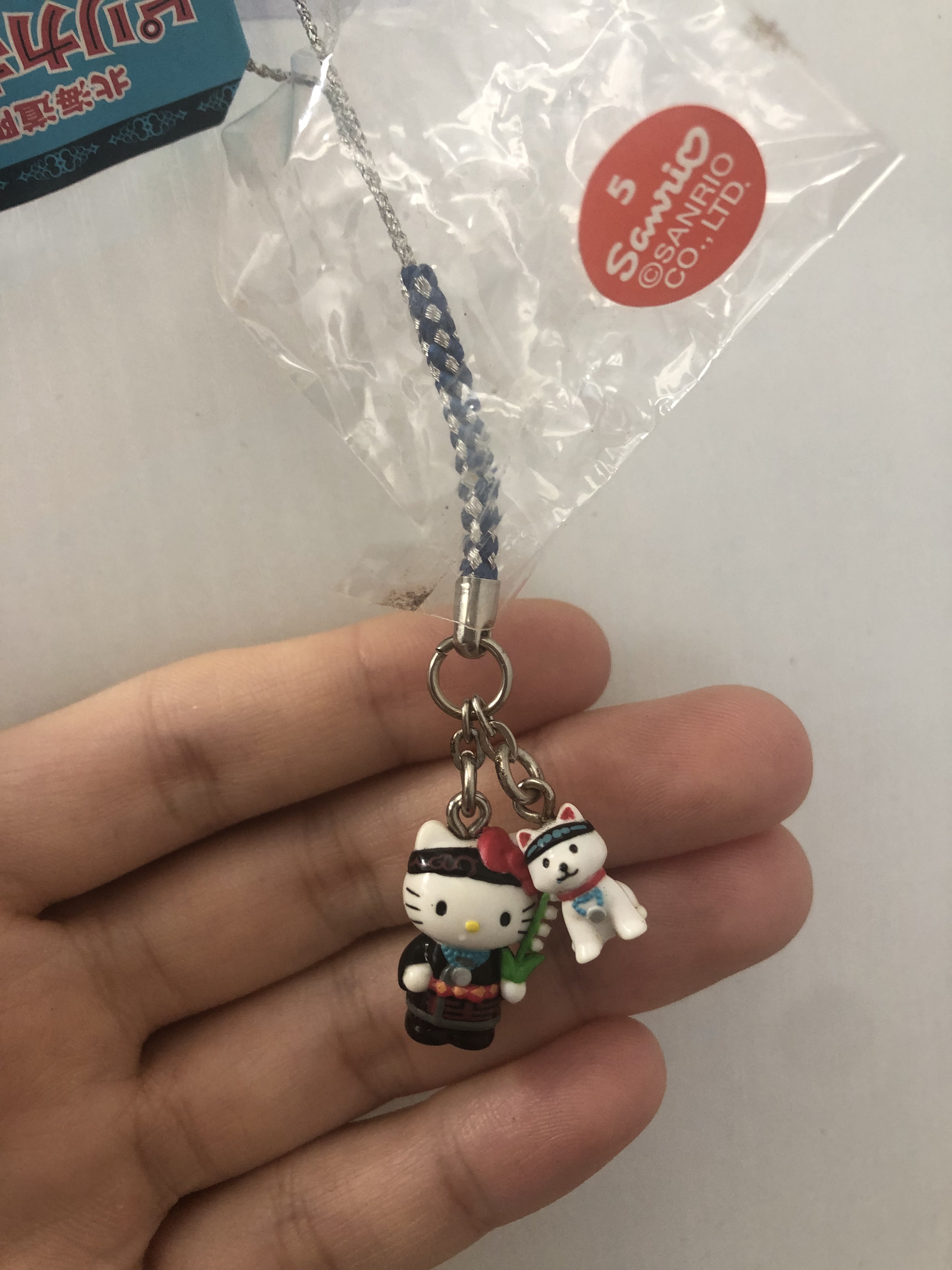 Kitty 遛狗 公仔 挂件