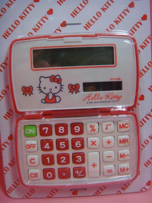 Hello Kitty 计算器 （8 位） 9x5cm