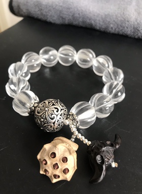 泰国设计师巴西白水晶南瓜珠