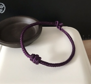 紫色 手绳 九子离火手链 大乘金刚 紫气东来