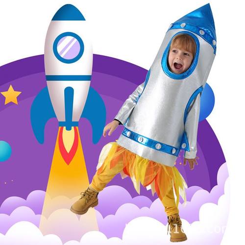 儿童火箭cos服太空人航天cosplay