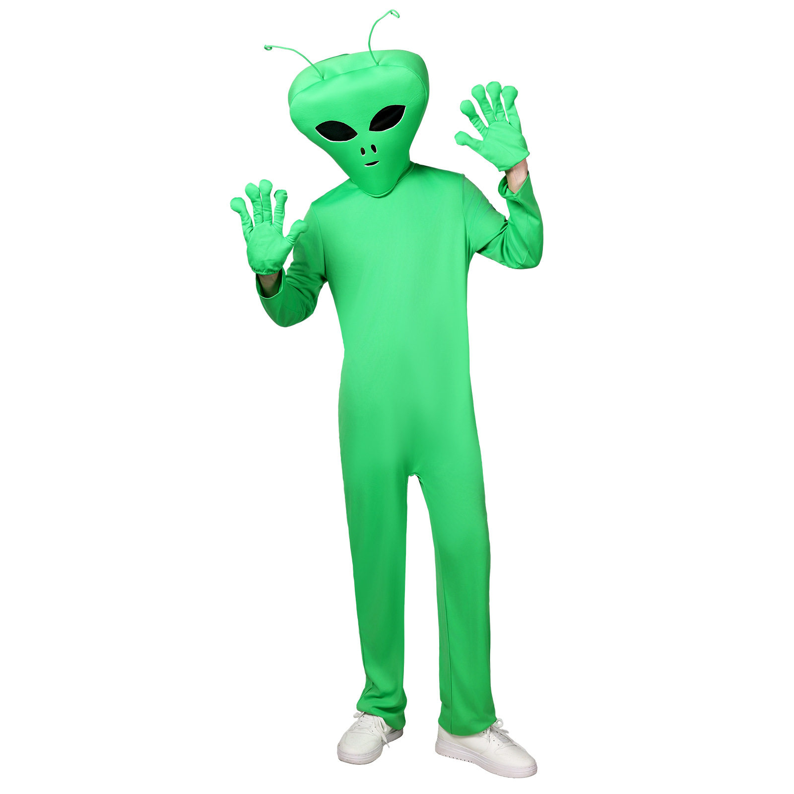 绿色外星人玩偶服连体人偶衣cos