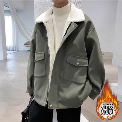 秋冬季新款羊羔绒棉衣外套