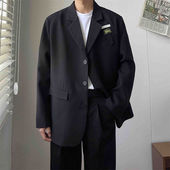 外套男春秋百搭休闲西服 上衣帅气宽松港风西装 26B3B1韩版 潮流男士