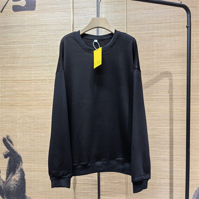 WY01港风宽松百搭圆领上衣学生套头外套秋冬季新款情侣卫衣打底衫