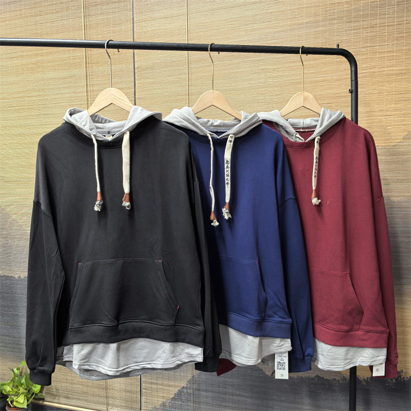 秋冬假两件连帽套头卫衣