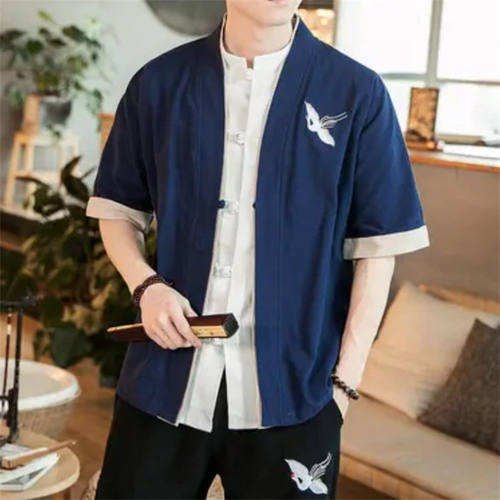 复古风刺绣汉服道袍外套