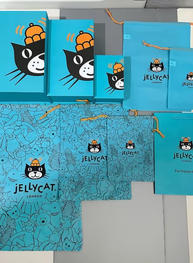 jc新款蓝色礼盒插口款蓝色防尘袋包装袋抽绳袋礼品袋束口袋