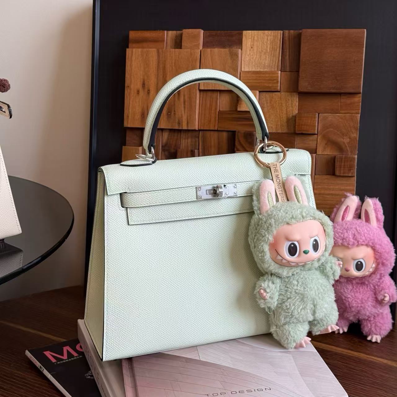 现货定制全手工凯莉mini迷你25一二代28进口epsomkellytogo皮女包