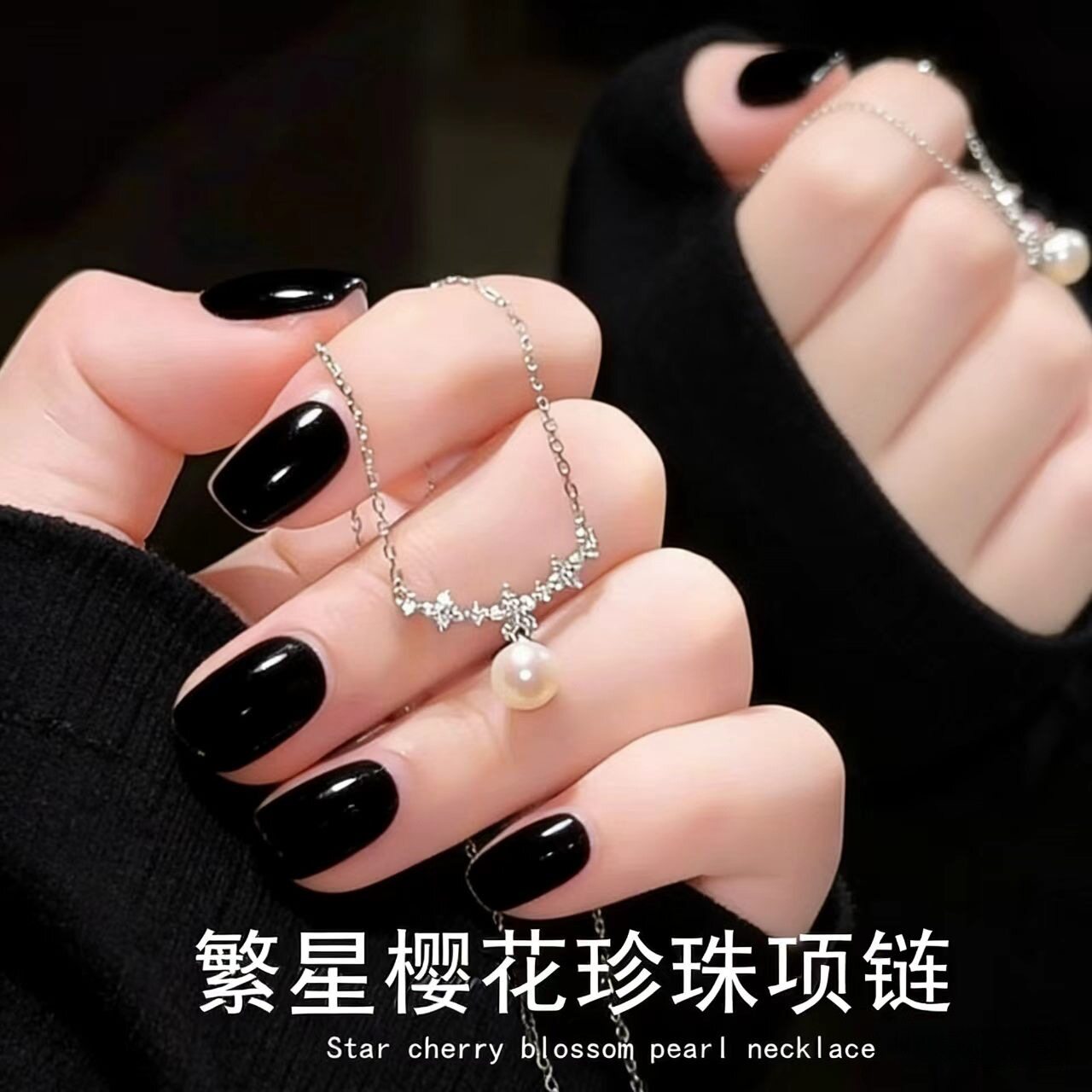 英国设计师topwhits925银春日樱花珍珠项链女2026新款仙轻奢小众