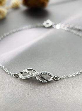 法国chrry koops925银莫比乌斯环手链 寓意无限爱意小众 气质百搭