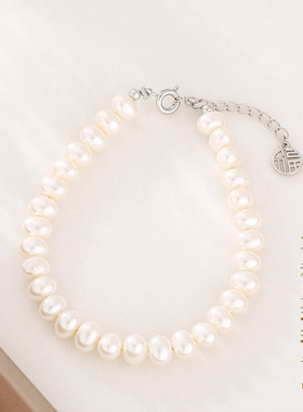 法国chrry koop复古风福字珍珠手链气质女串珠夏季手珠子百搭