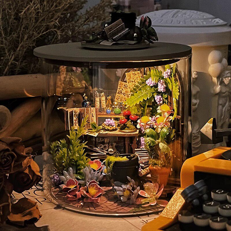 智趣屋3d立体拼装生日礼物圆梦瓶