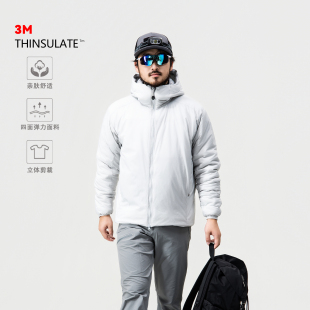 新雪丽3M棉服60克立领外套男士 都叫我老盖 户外运动厚外套加棉