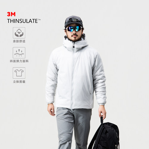 新雪丽3M棉服60克立领外套男士户外运动厚外套加棉 | 都叫我老盖