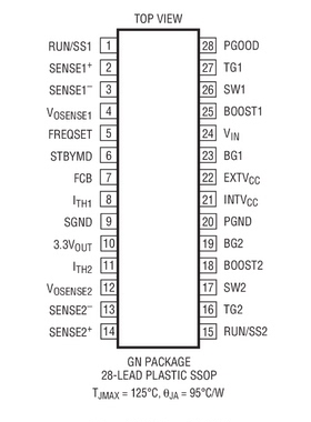 进口原装 LTC3707EGN-SYNC LTC3707IGN-SYNC LTC3707-SYNC 现货