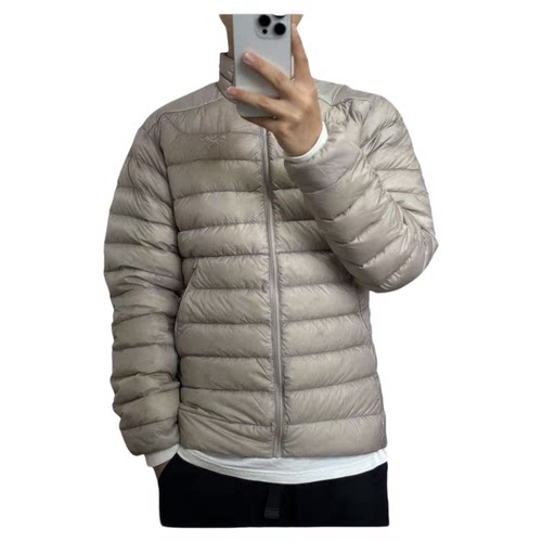 国现Arcteryx始祖鸟CERIUMJACKET轻量户外850蓬鹅连帽排骨羽绒服