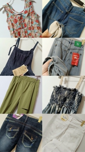 能接受再拍 包邮 实体清仓外贸原单杂款 女牛仔裤 不退换 休闲裤 2条