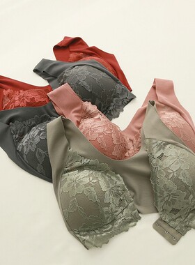 断码包邮特价韩国出口单订单清货无钢圈前搭扣背心式无痕文胸美背