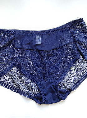 怎么这么美特价3条包邮出口韩国单无痕蕾丝女三角内裤透气中低腰