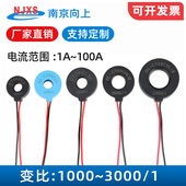 微型电流互感器小型交流穿心式 2000 0.1级高精度引线式 1000